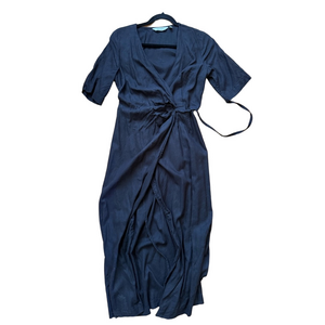 & Other Stories Black Wrap Dress Size 36